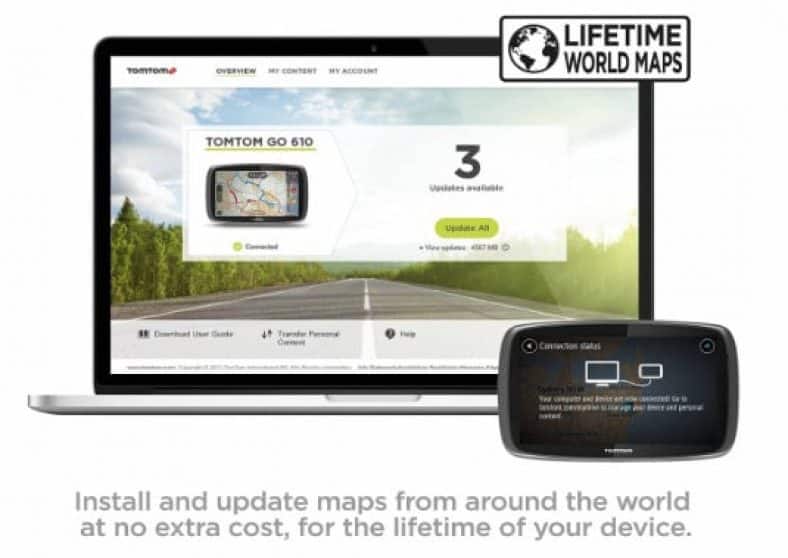 TomTom Lifetime Maps WhichSatNav