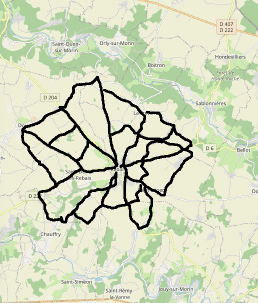 A GPS spider web
