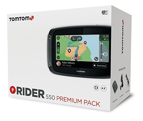 TomTom Rider 550 review premium pack box