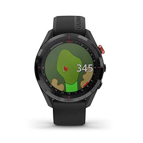 Garmin Approach S62, Premium Golf GPS Watch, Built-in Virtual Caddie, Mapping and Full Color Screen, Black (010-02200-00)