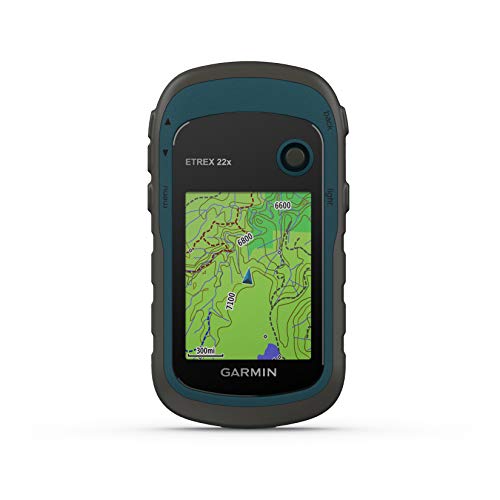 Garmin eTrex 22x, Rugged Handheld GPS Navigator, Black/Navy