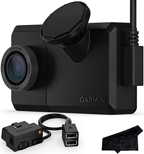 Garmin Dash Cam Live, 24/7 Live View, Always-Connected Dash Cam with Signature Constant Power Bundle